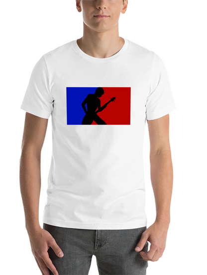 Retro Guitarist Tee - Black Graphic T-Shirt
