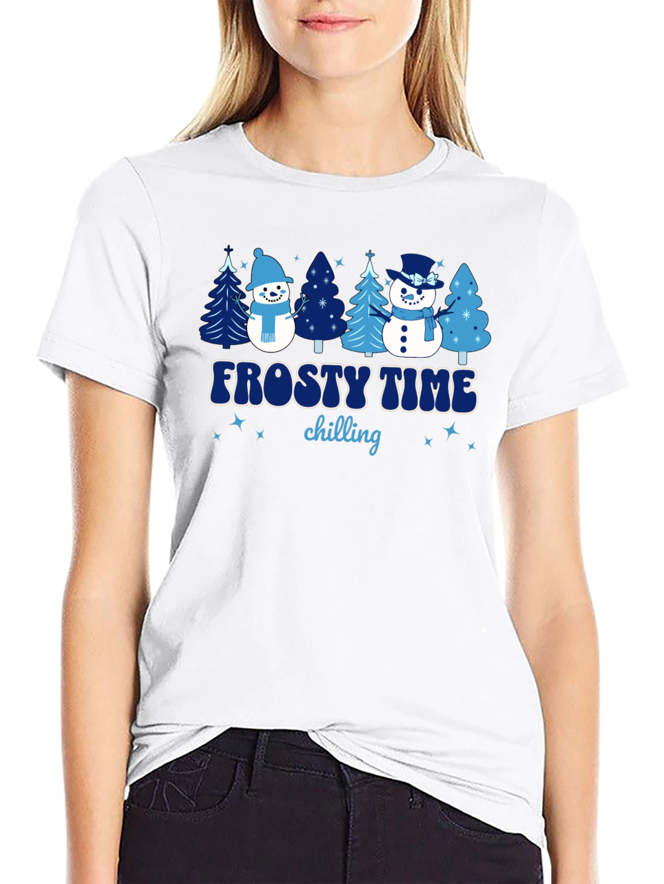 Frosty Time Chilling Graphic Tee