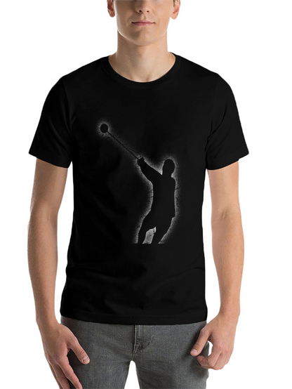 Hammer Throw Silhouette Black T-Shirt