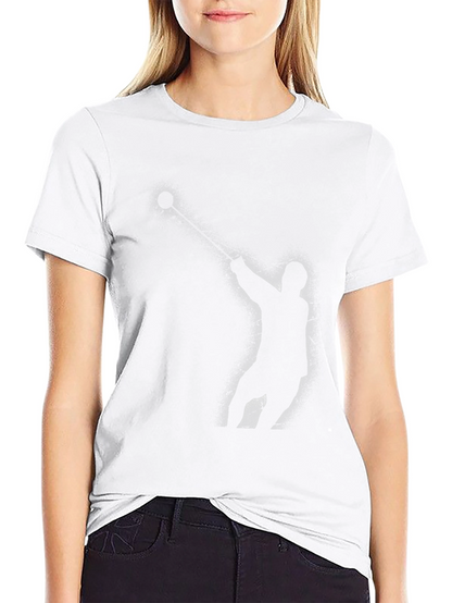 Hammer Throw Silhouette Black T-Shirt