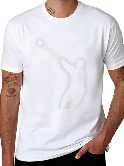 Hammer Throw Silhouette Black T-Shirt
