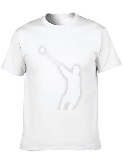 Hammer Throw Silhouette Black T-Shirt