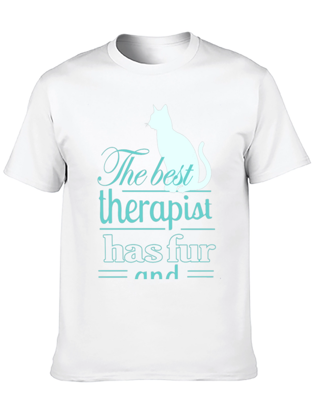 Cat Therapist T-Shirt - Funny Pet Lover Tee