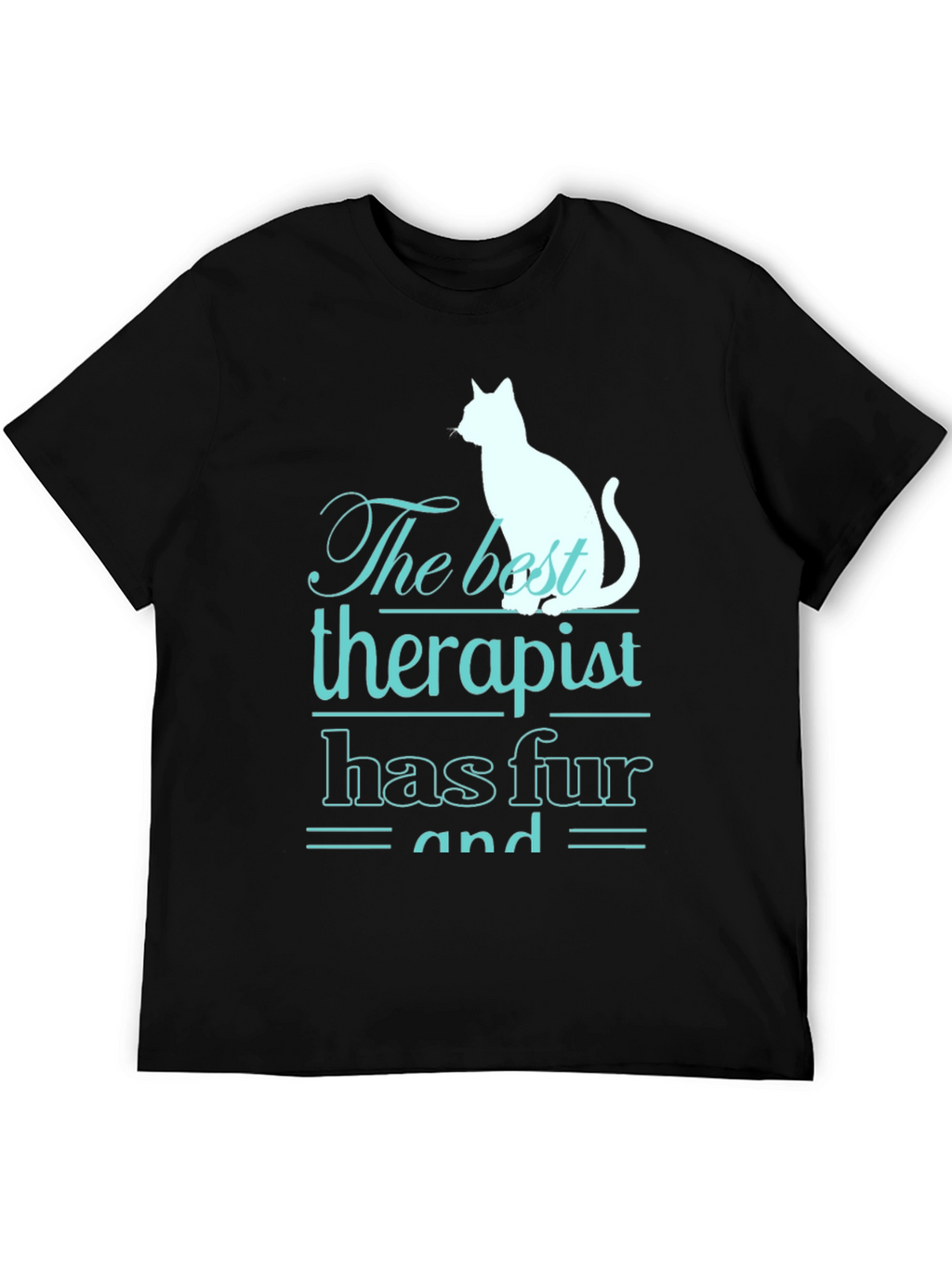 Cat Therapist T-Shirt - Funny Pet Lover Tee