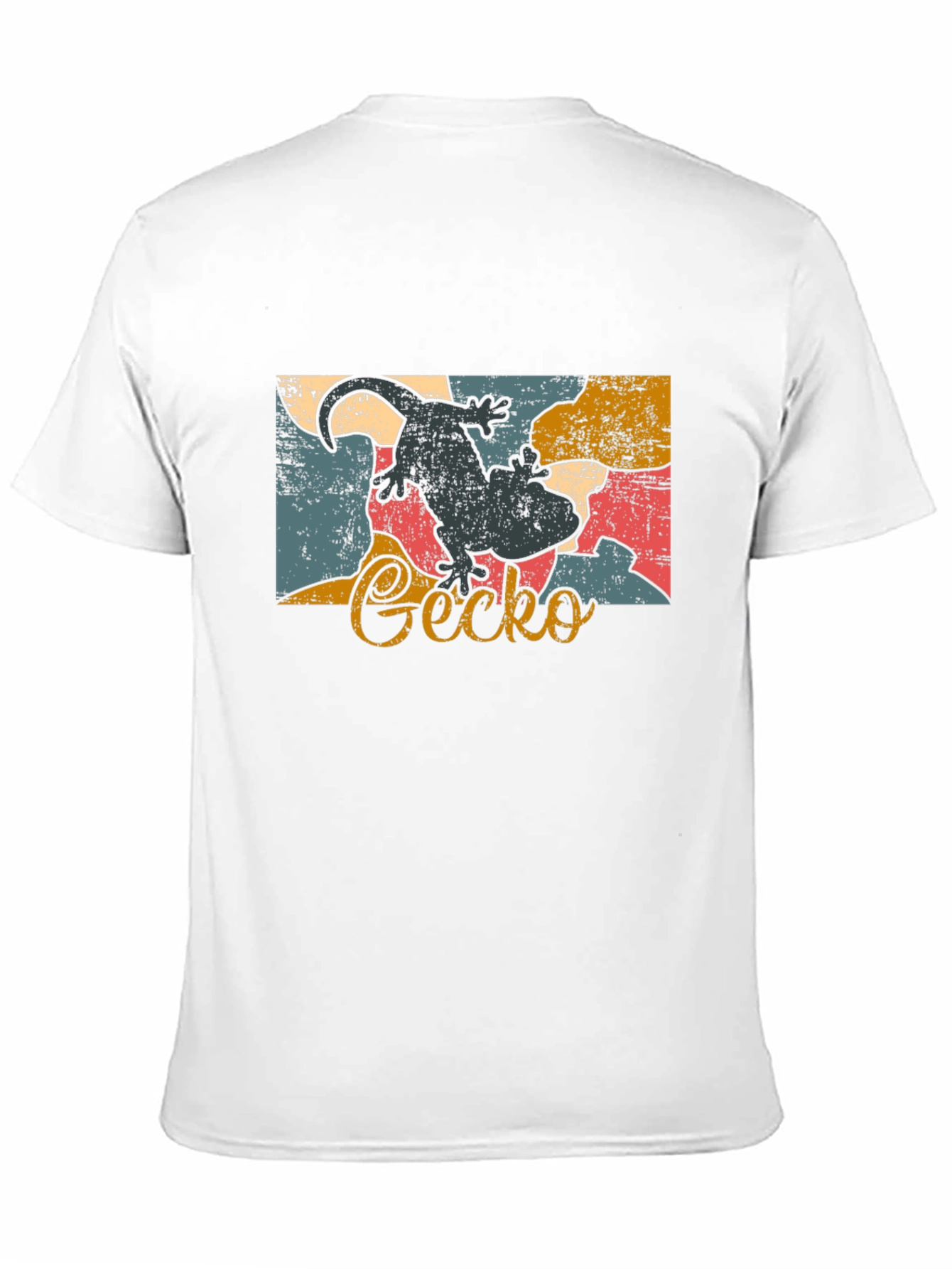 Retro Gecko Graphic Tee - Cool Lizard Lover Shirt