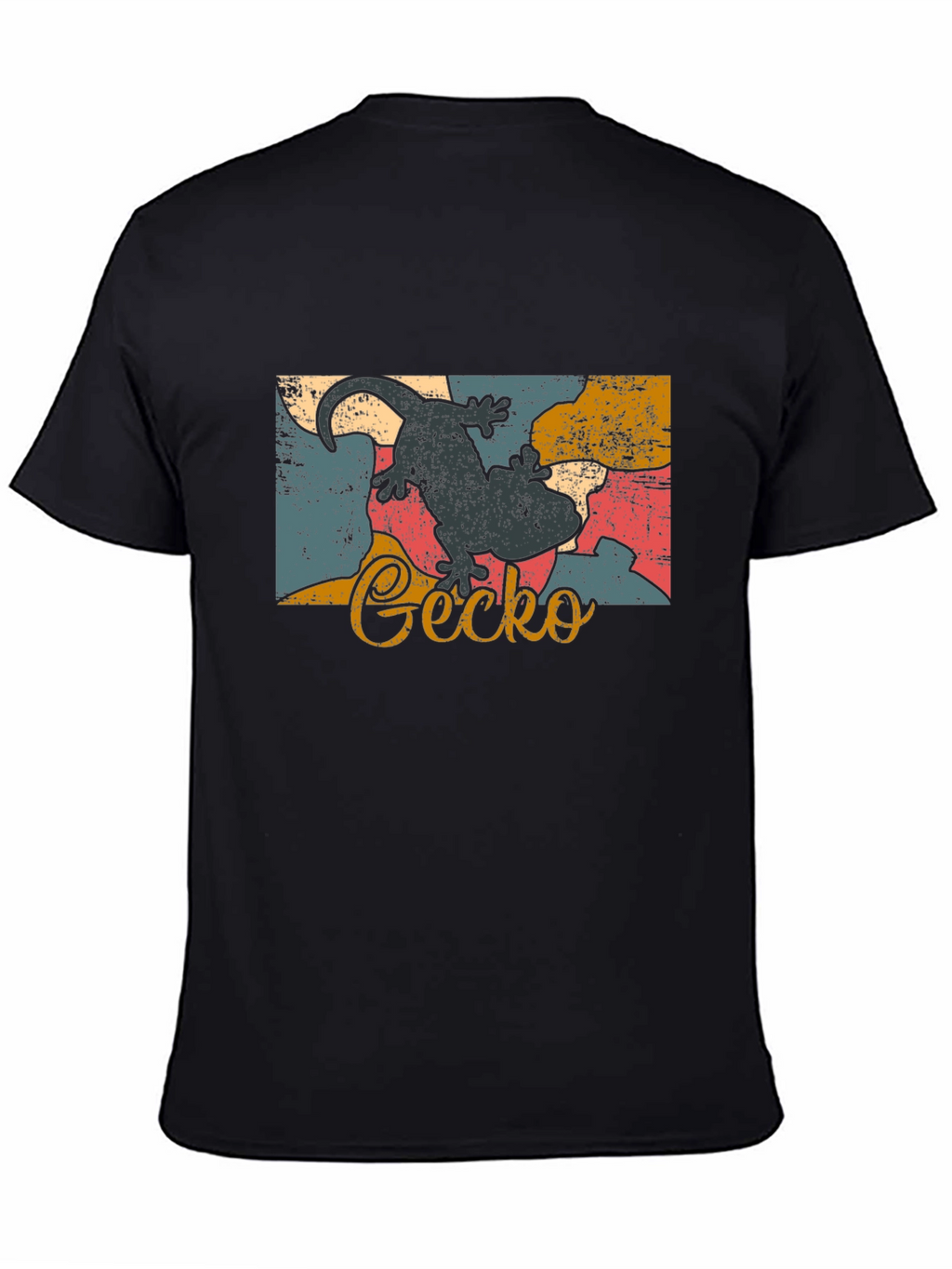 Retro Gecko Graphic Tee - Cool Lizard Lover Shirt