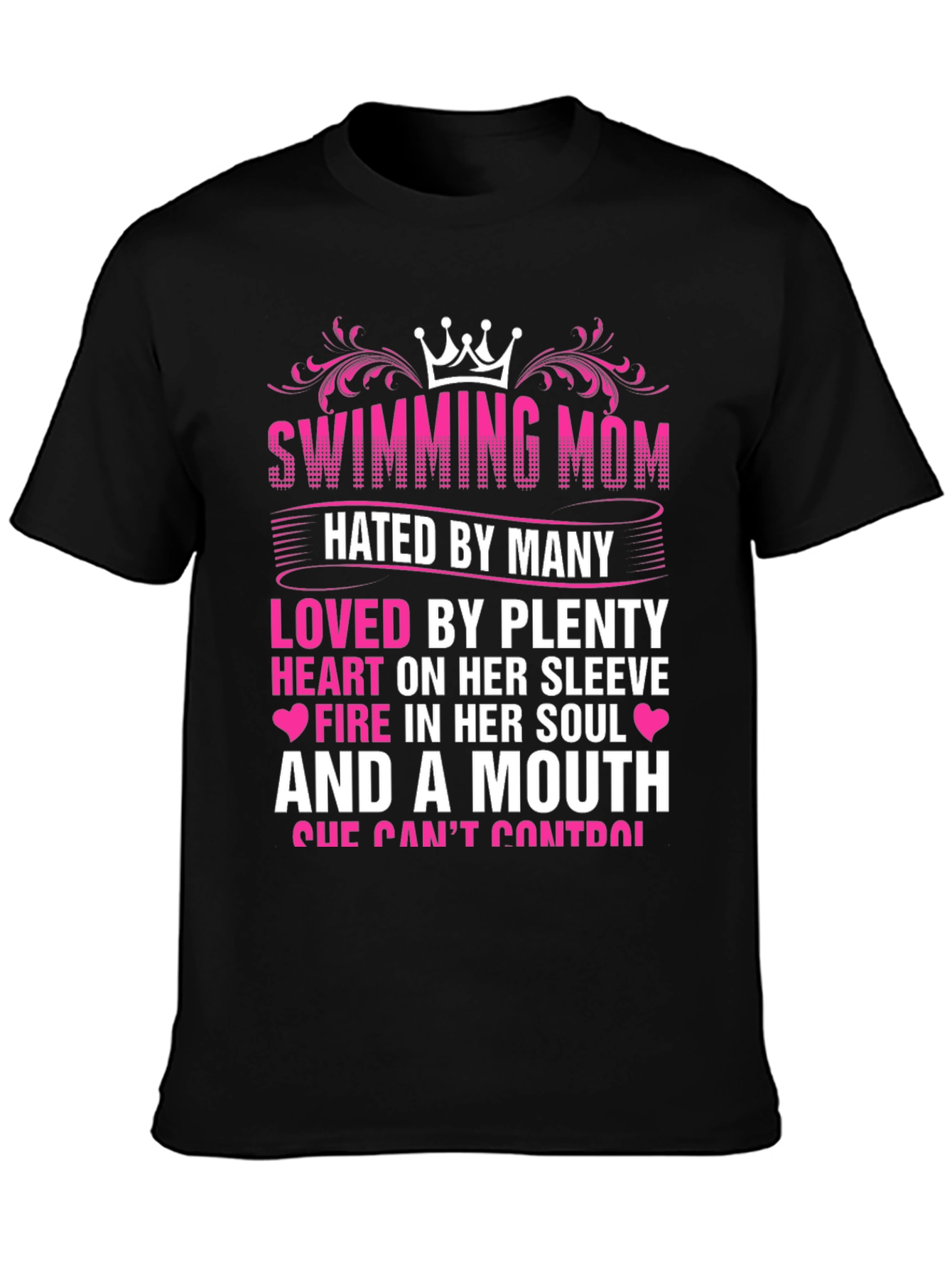 Swimming Mom Graphic T-Shirt