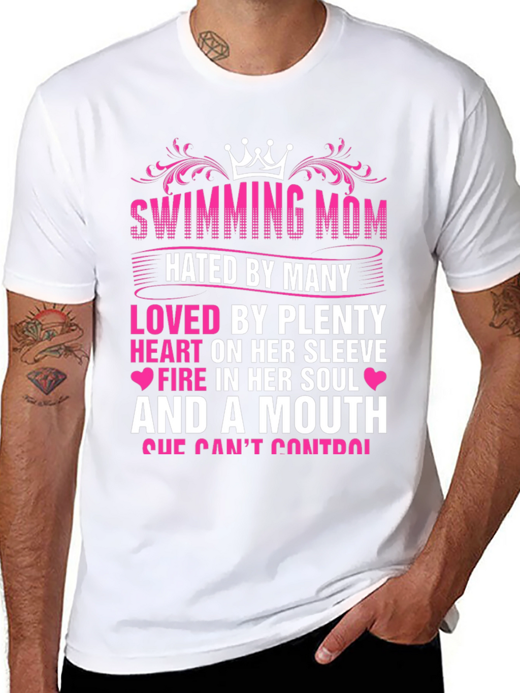Swimming Mom Graphic T-Shirt