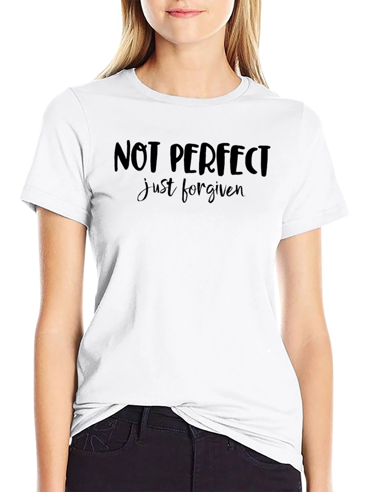 Not Perfect Just Forgiven Graphic Tee