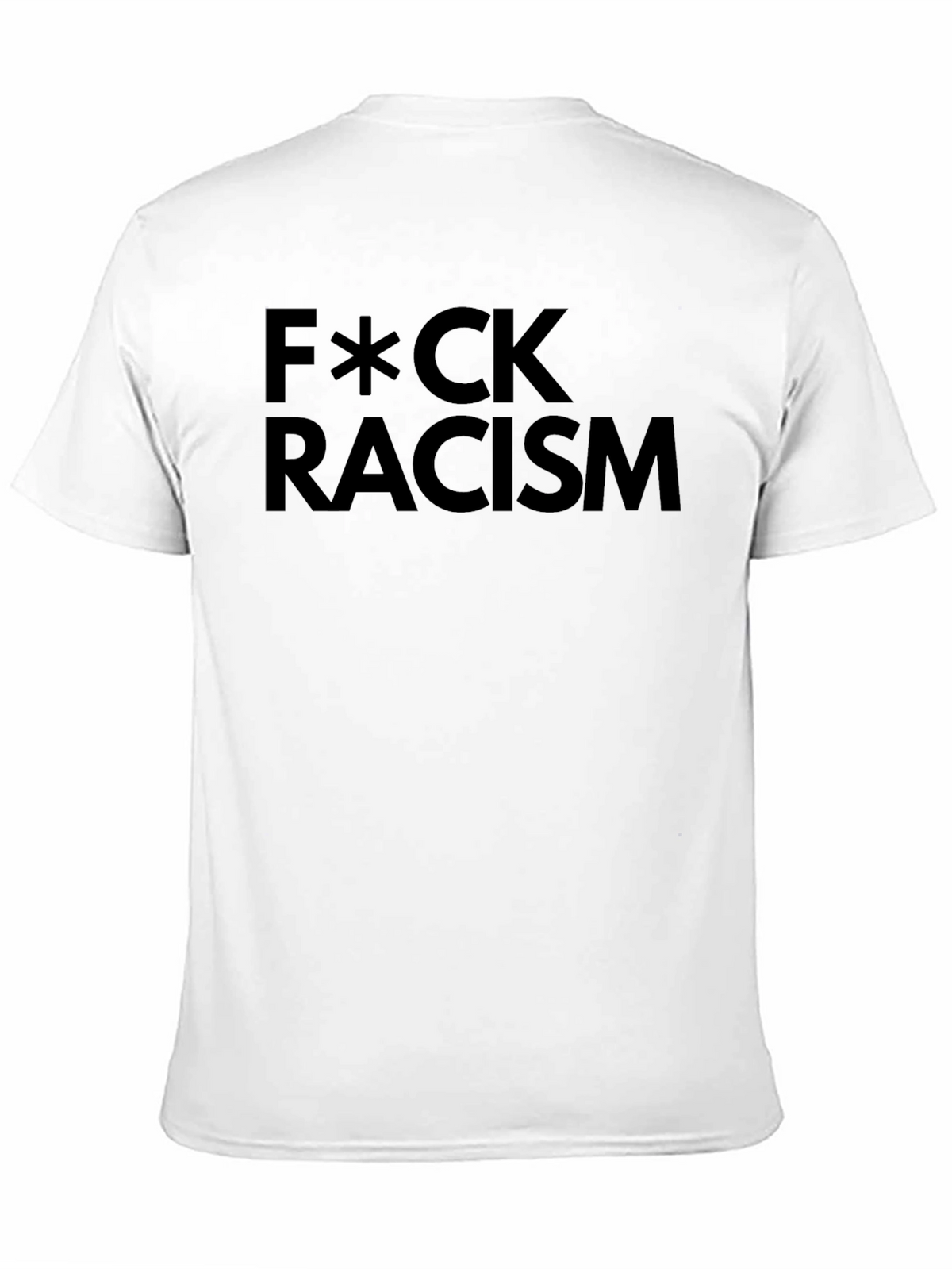 F*CK Racism Black Graphic T-Shirt