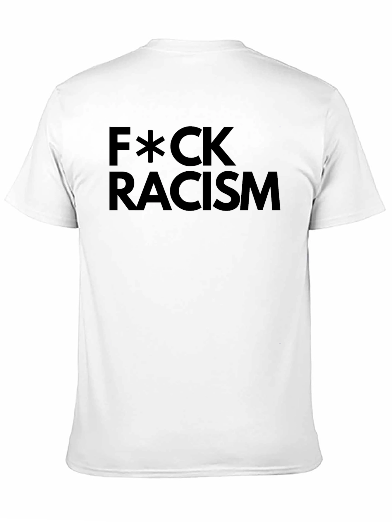 F*CK Racism Black Graphic T-Shirt