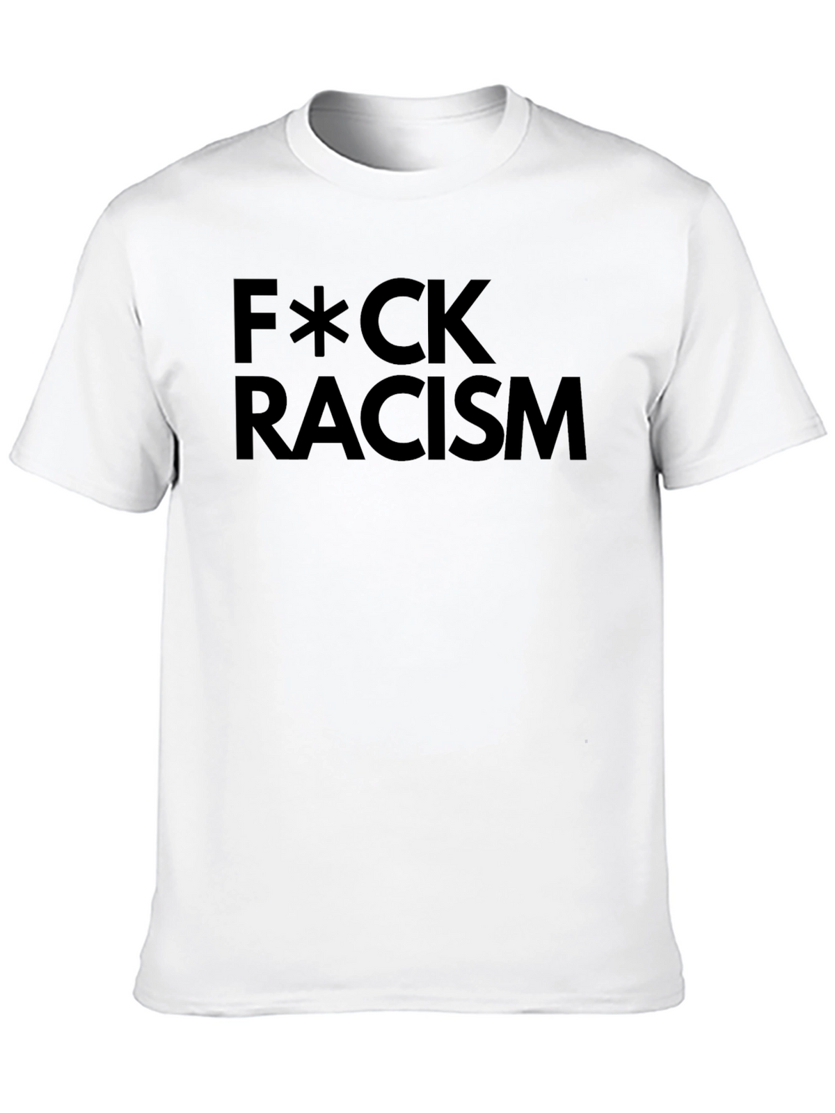 F*CK Racism Black Graphic T-Shirt