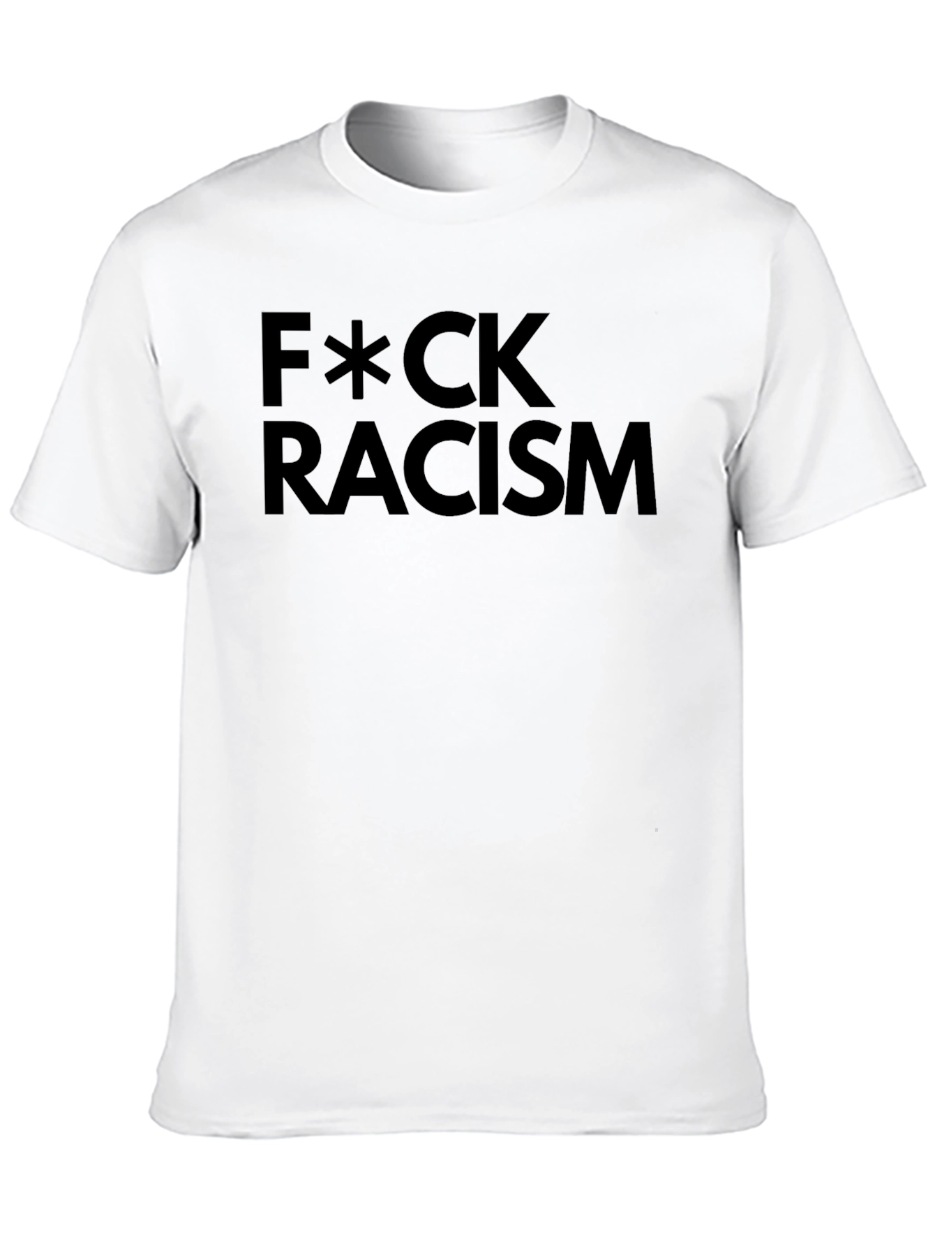 F*CK Racism Black Graphic T-Shirt