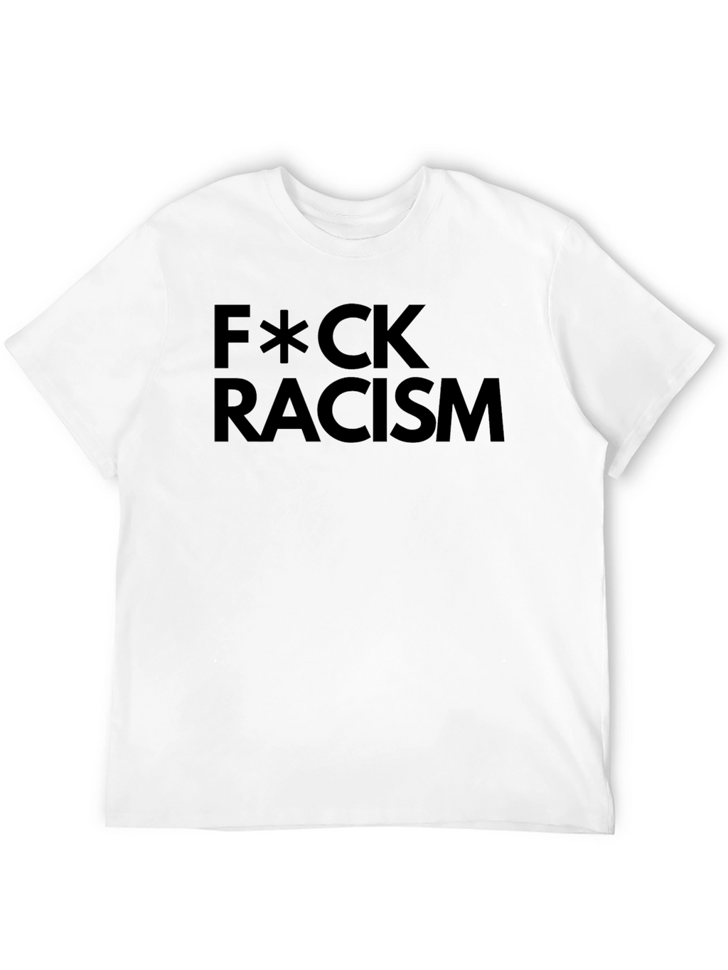 F*CK Racism Black Graphic T-Shirt