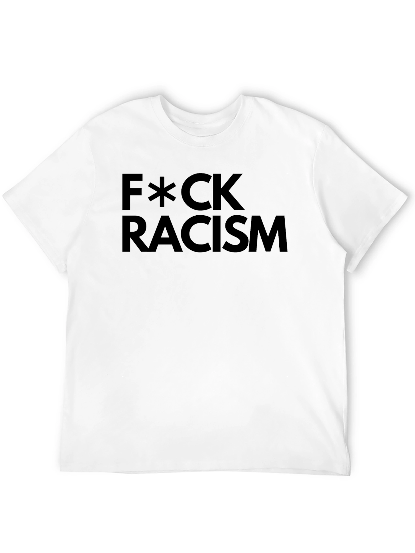 F*CK Racism Black Graphic T-Shirt