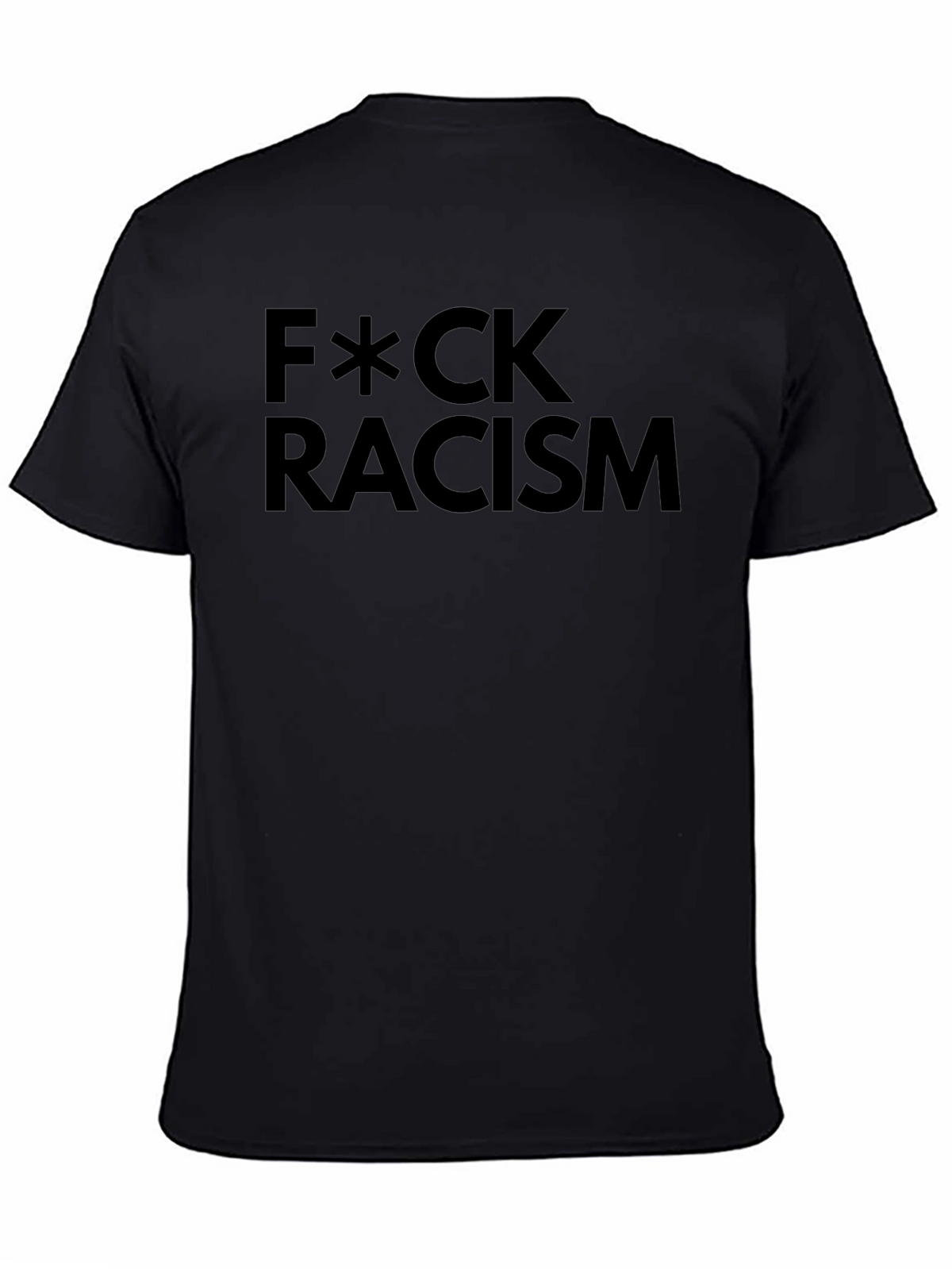 F*CK Racism Black Graphic T-Shirt