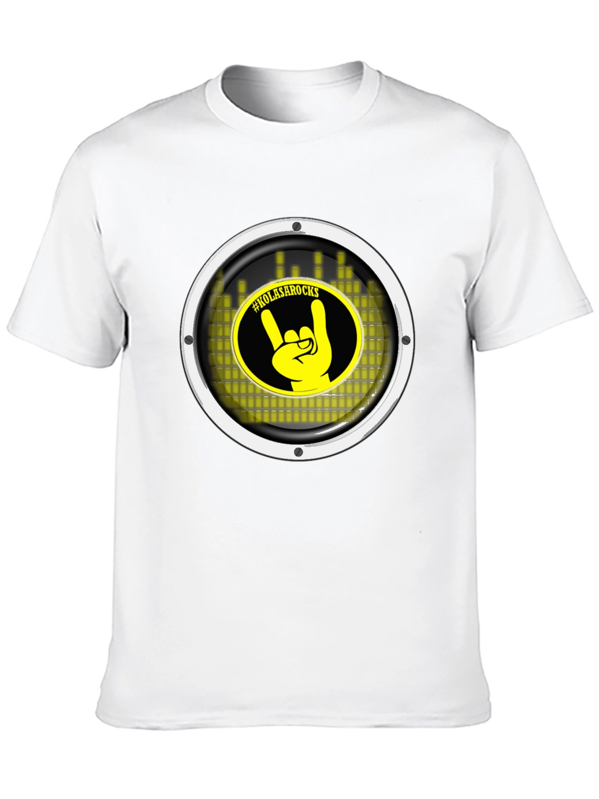 KOLASAROCKS Graphic Tee - Black Crew Neck