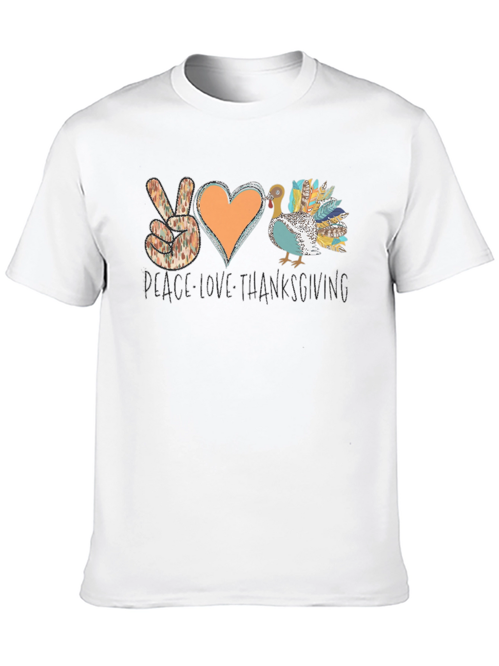 Peace Love Thanksgiving Graphic Tee