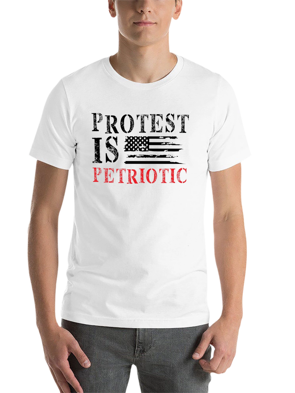 Patriotic Protest T-Shirt - Black