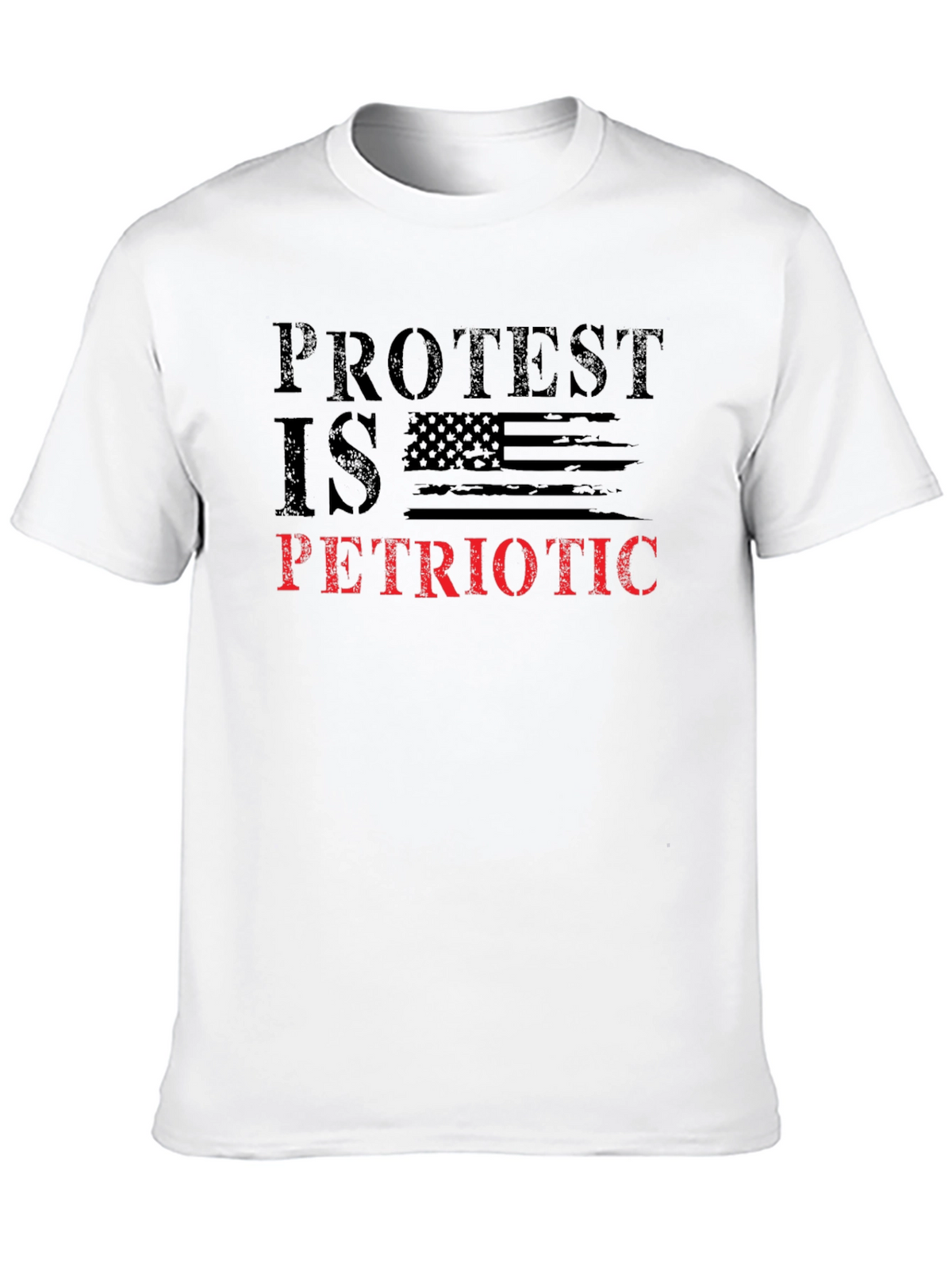 Patriotic Protest T-Shirt - Black