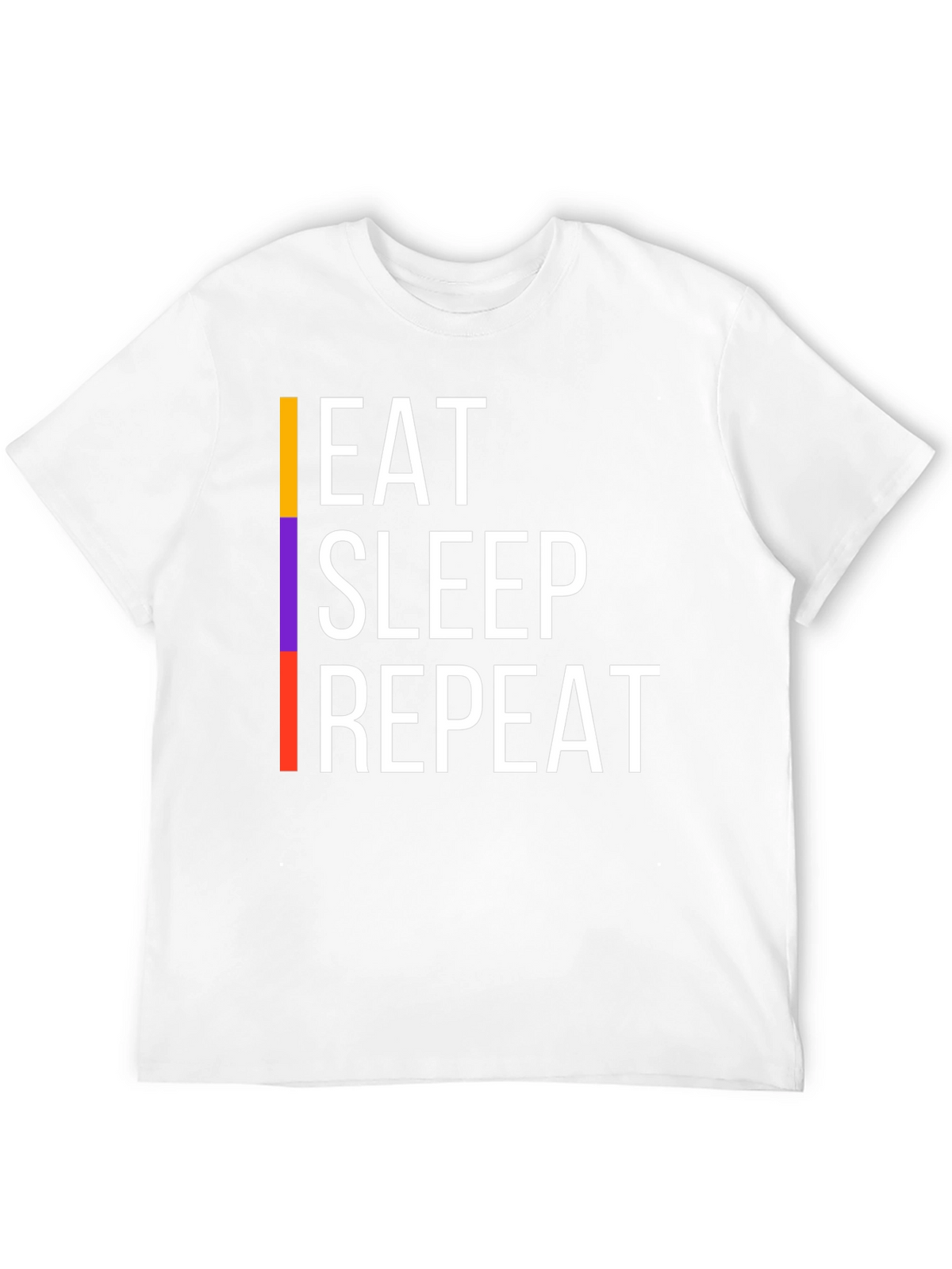 Eat Sleep Repeat Graphic Tee - Black