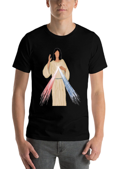 Divine Mercy Graphic Tee - Artistic Religious T-Shirt