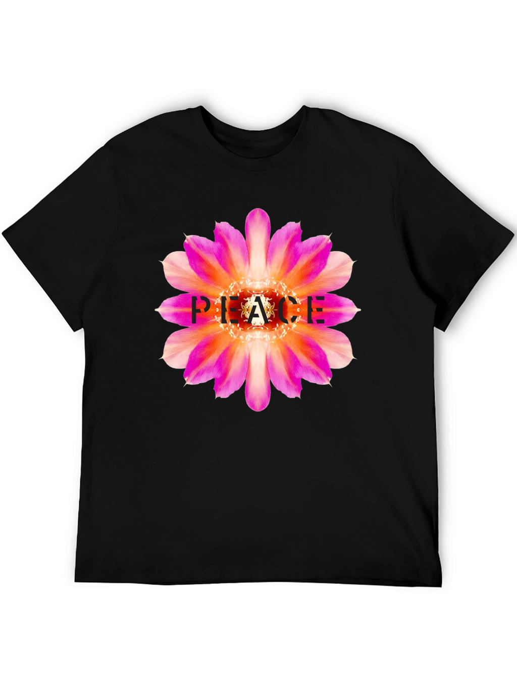Peace Flower Graphic Tee - Stylish & Comfortable