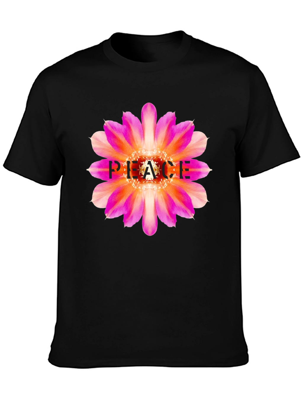 Peace Flower Graphic Tee - Stylish & Comfortable