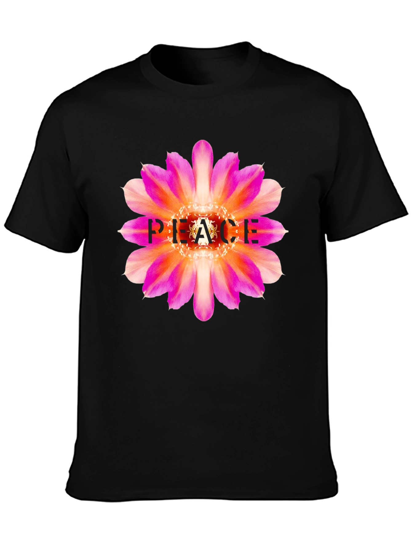 Peace Flower Graphic Tee - Stylish & Comfortable