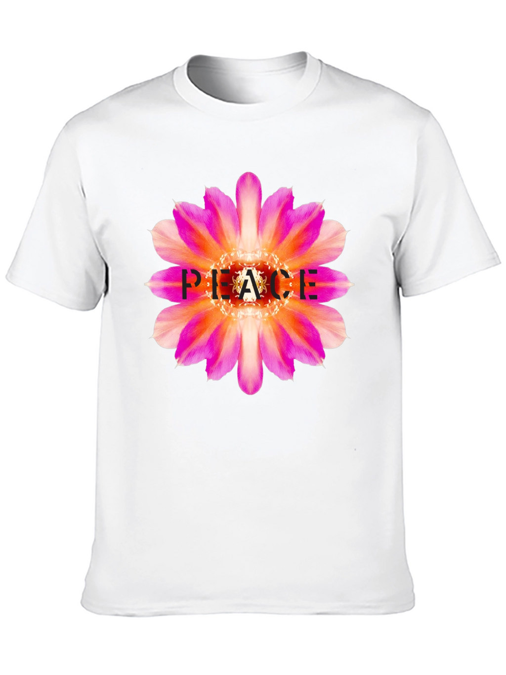 Peace Flower Graphic Tee - Stylish & Comfortable