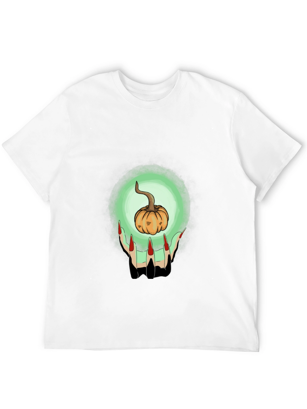 Pumpkin Witch Hands Graphic Tee
