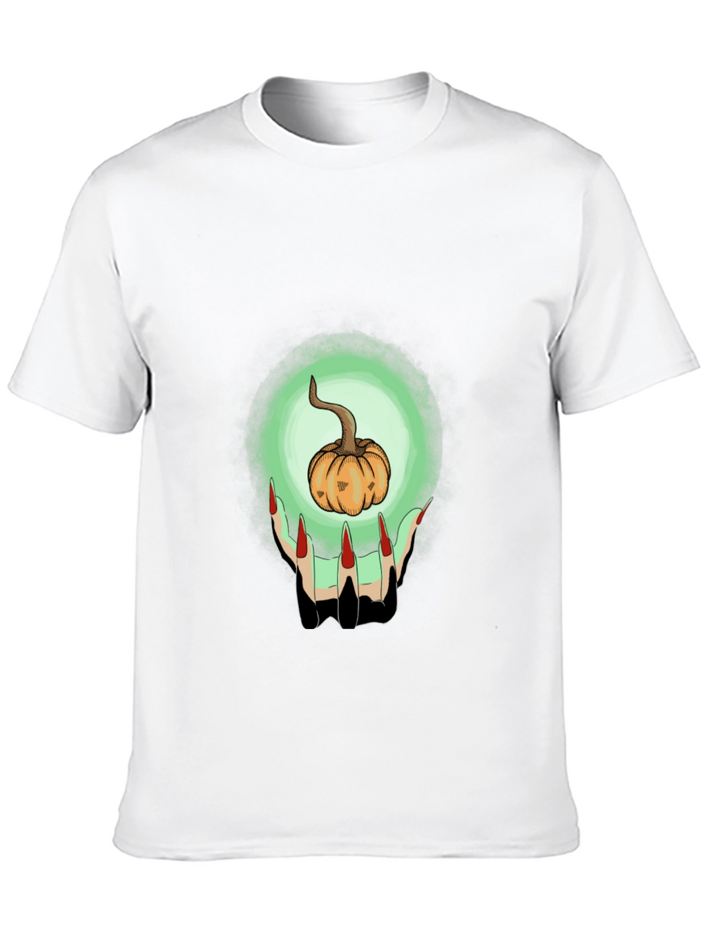 Pumpkin Witch Hands Graphic Tee