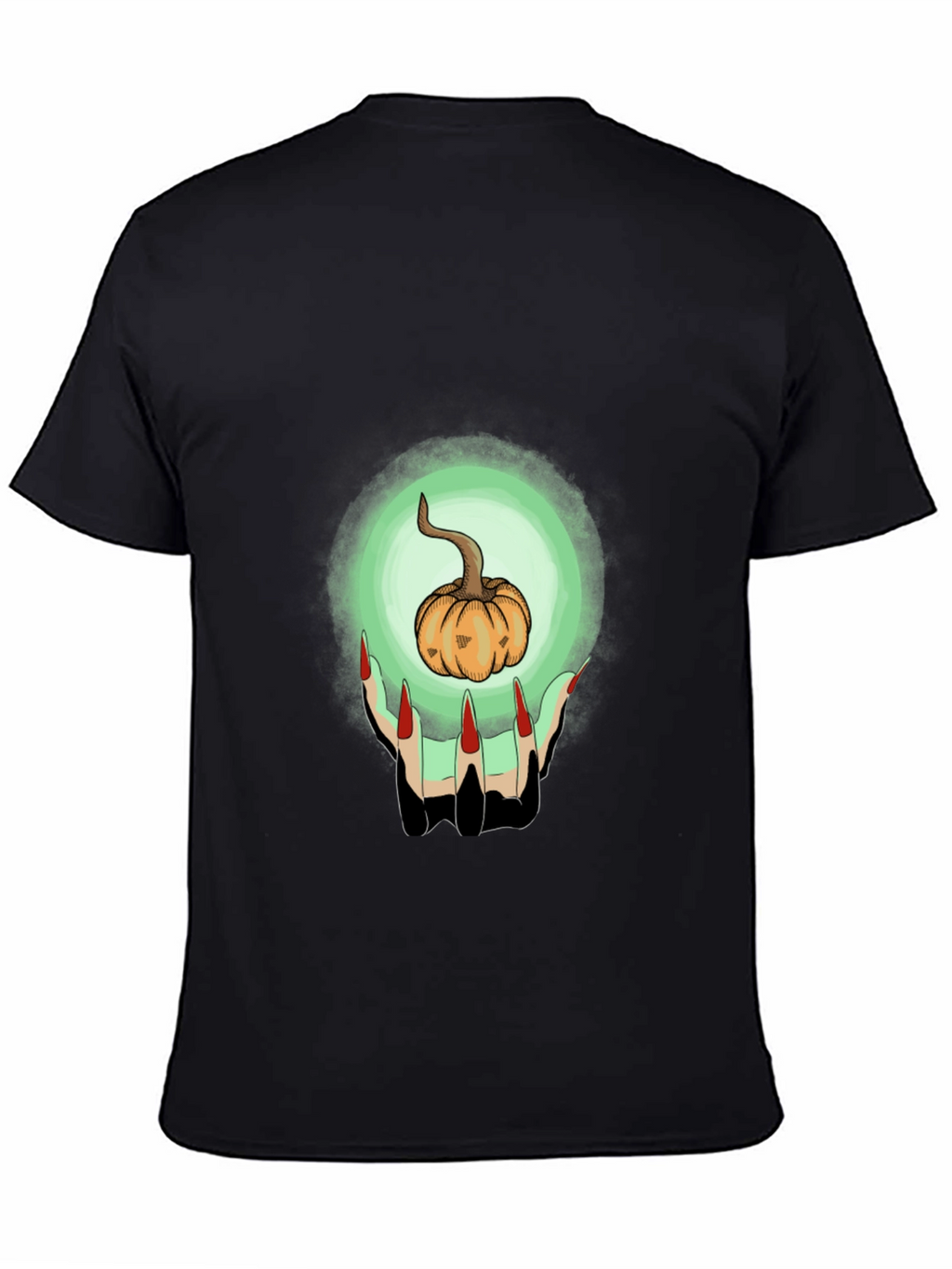Pumpkin Witch Hands Graphic Tee
