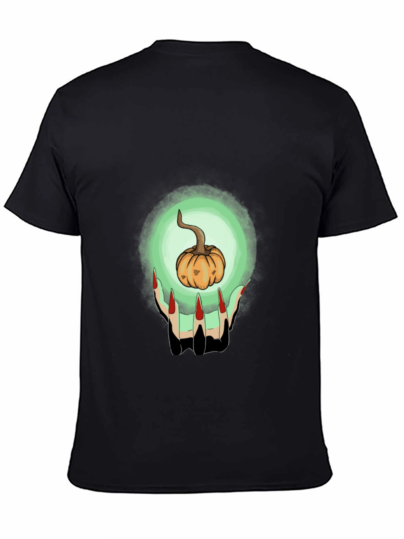 Pumpkin Witch Hands Graphic Tee