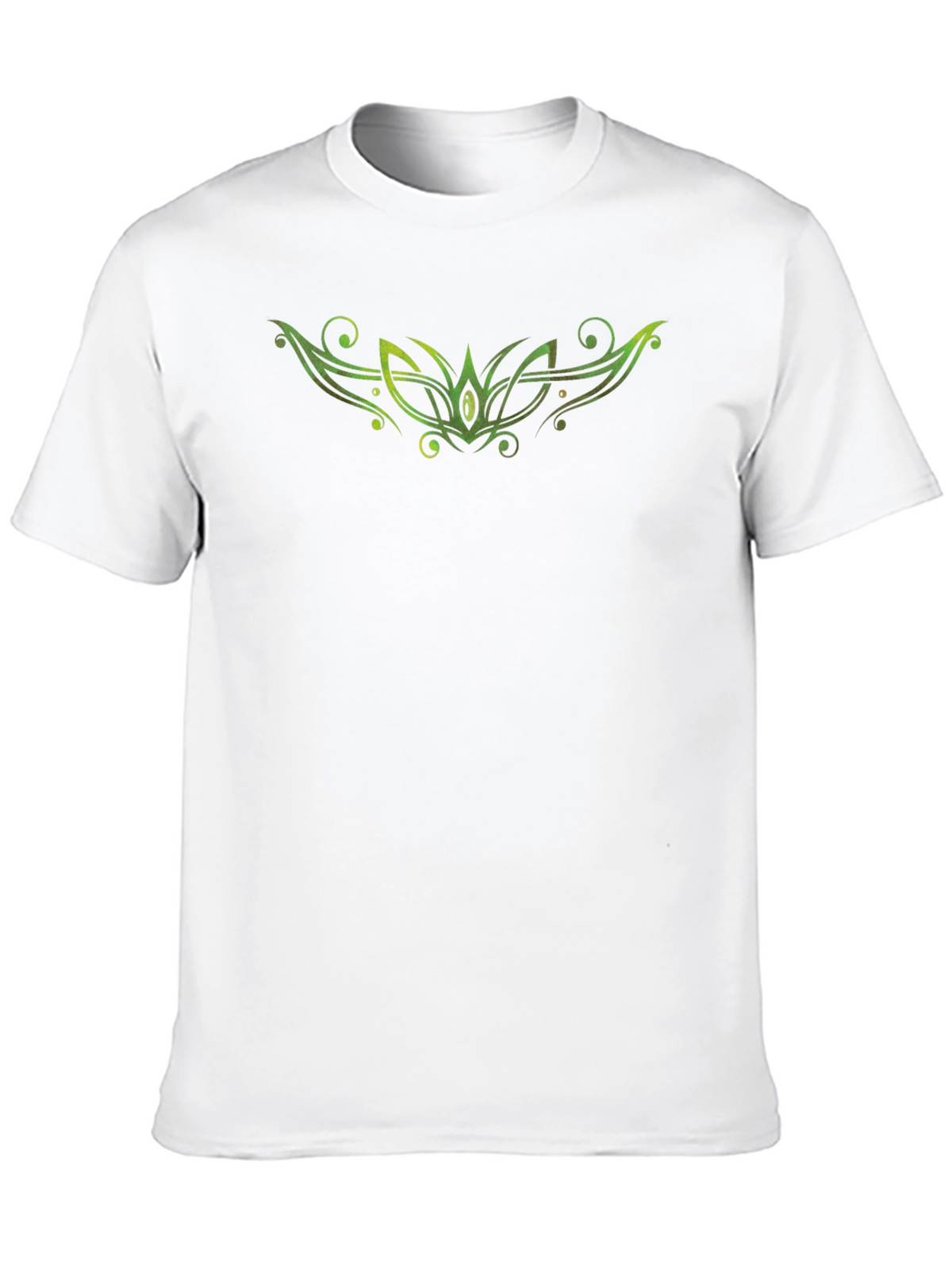 Green Celtic Knot Graphic Black T-Shirt