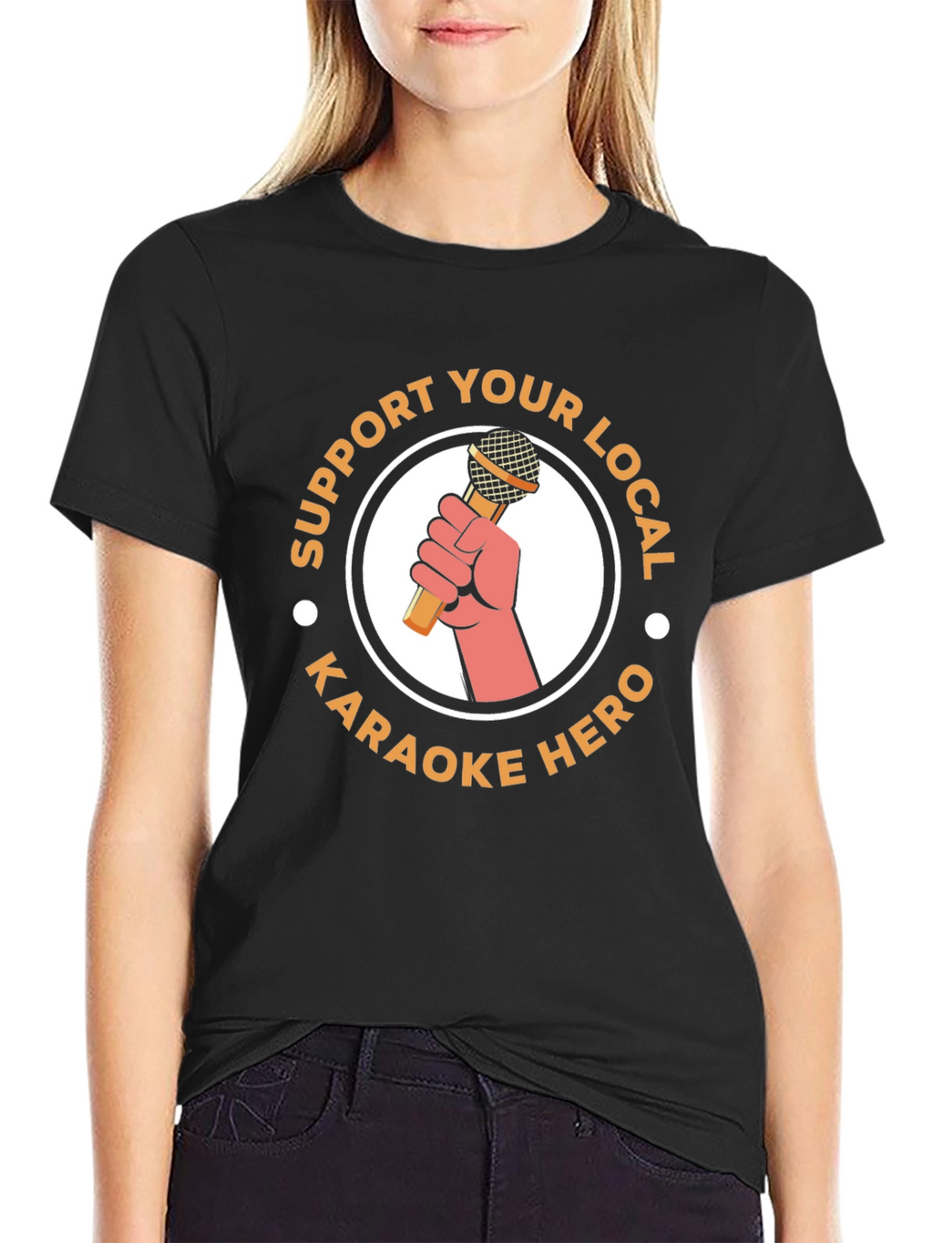Support Your Local Karaoke Hero T-Shirt