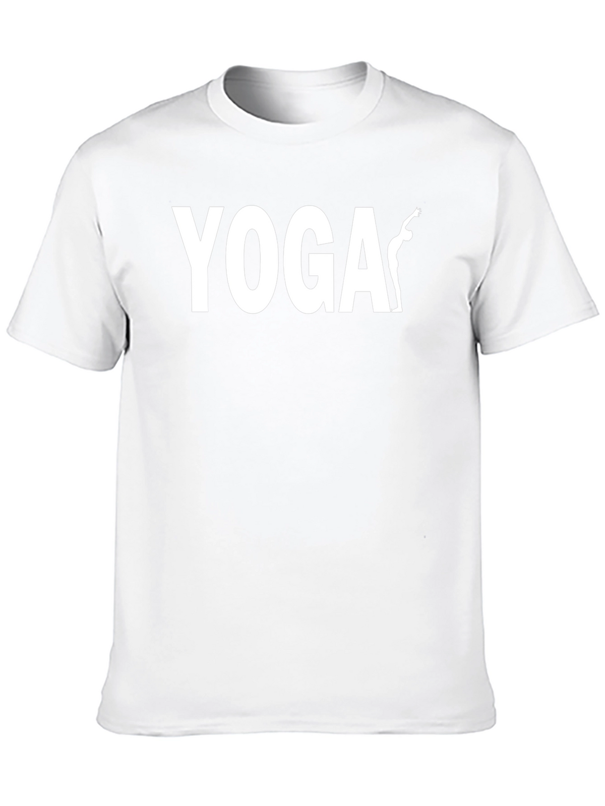 Yoga Graphic Tee - Black Cotton Shirt