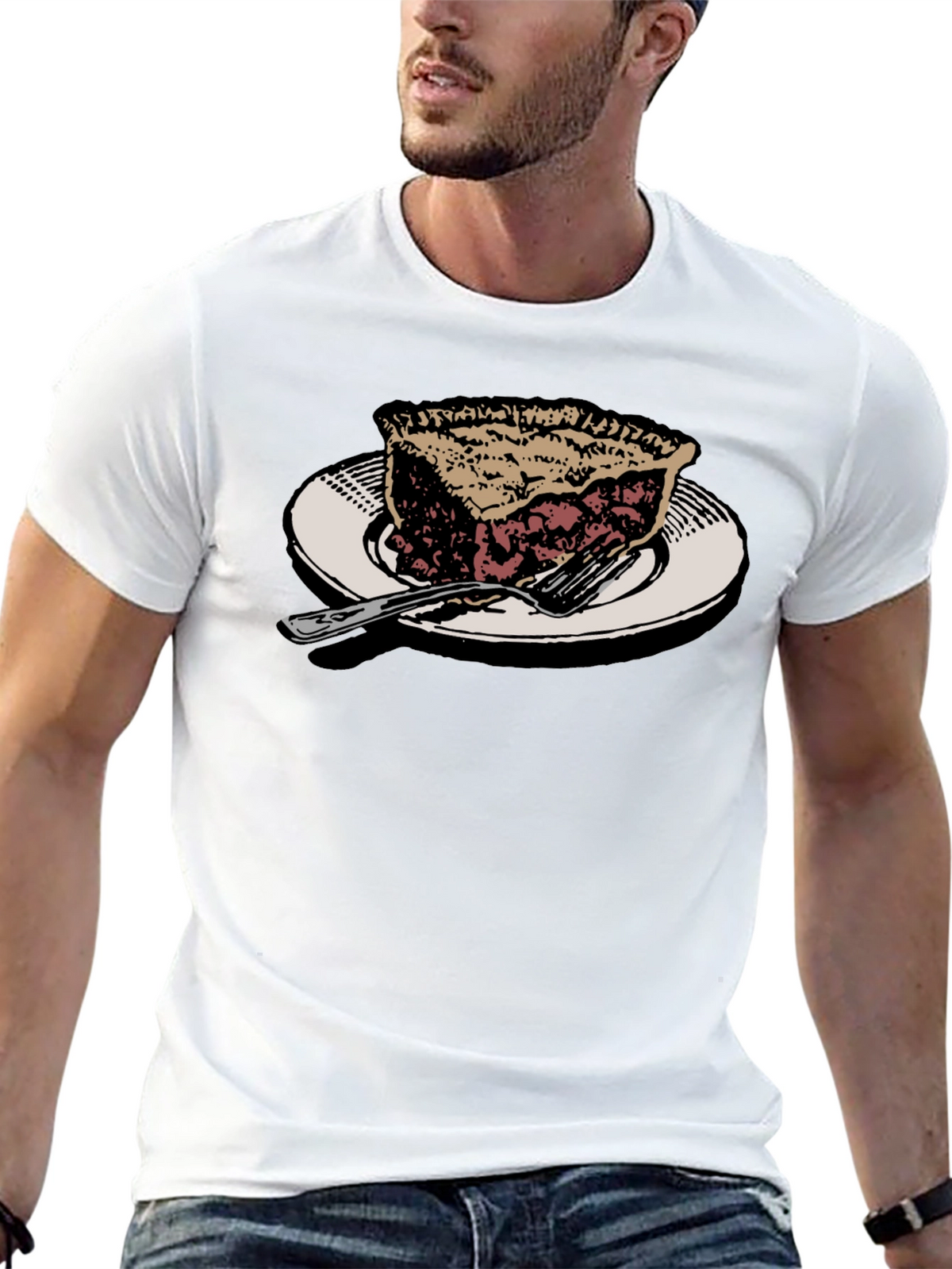 Pie Graphic T-Shirt - Delicious Design!