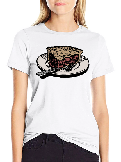 Pie Graphic T-Shirt - Delicious Design!