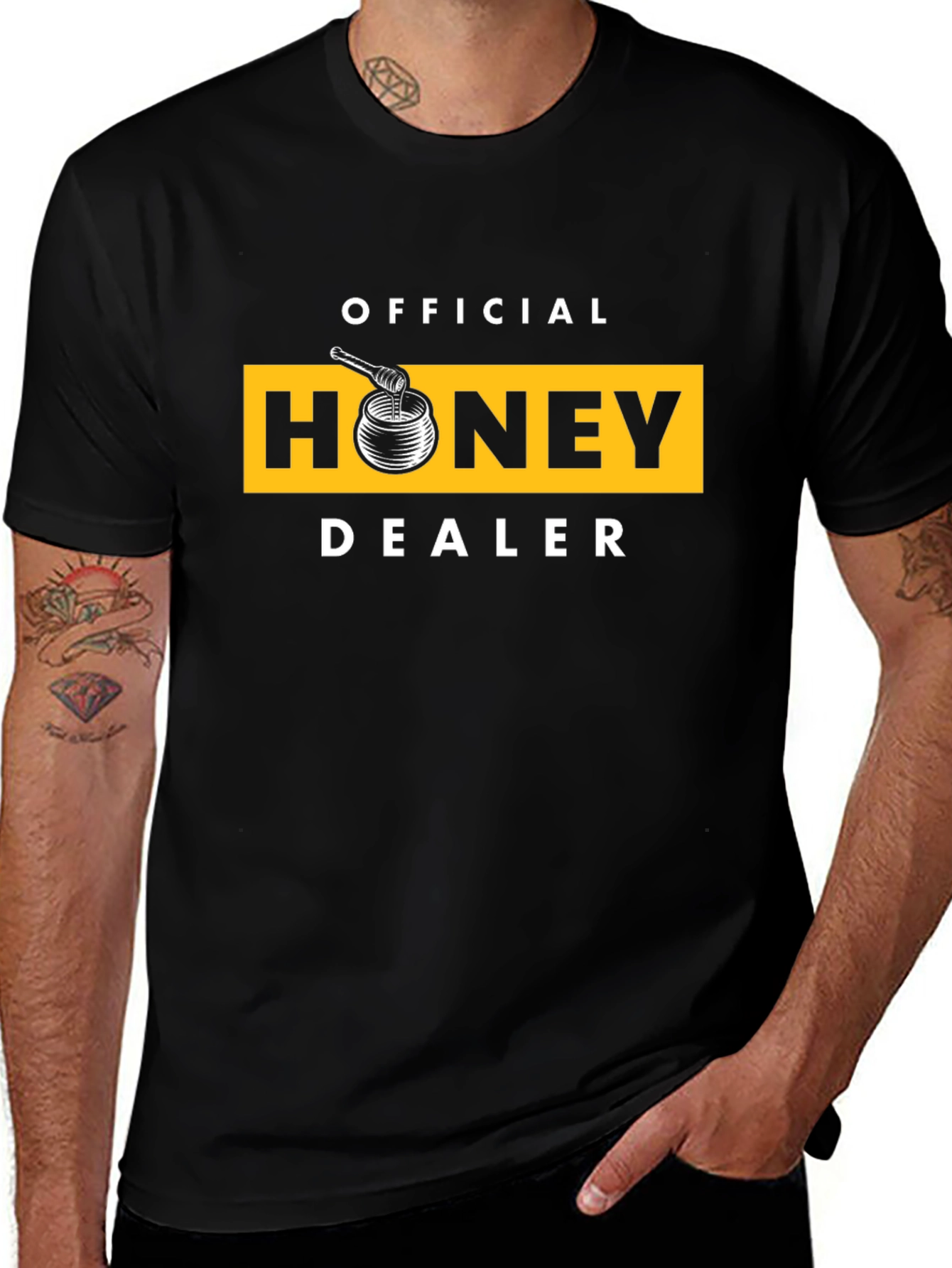 Official Honey Dealer Graphic Tee - Black