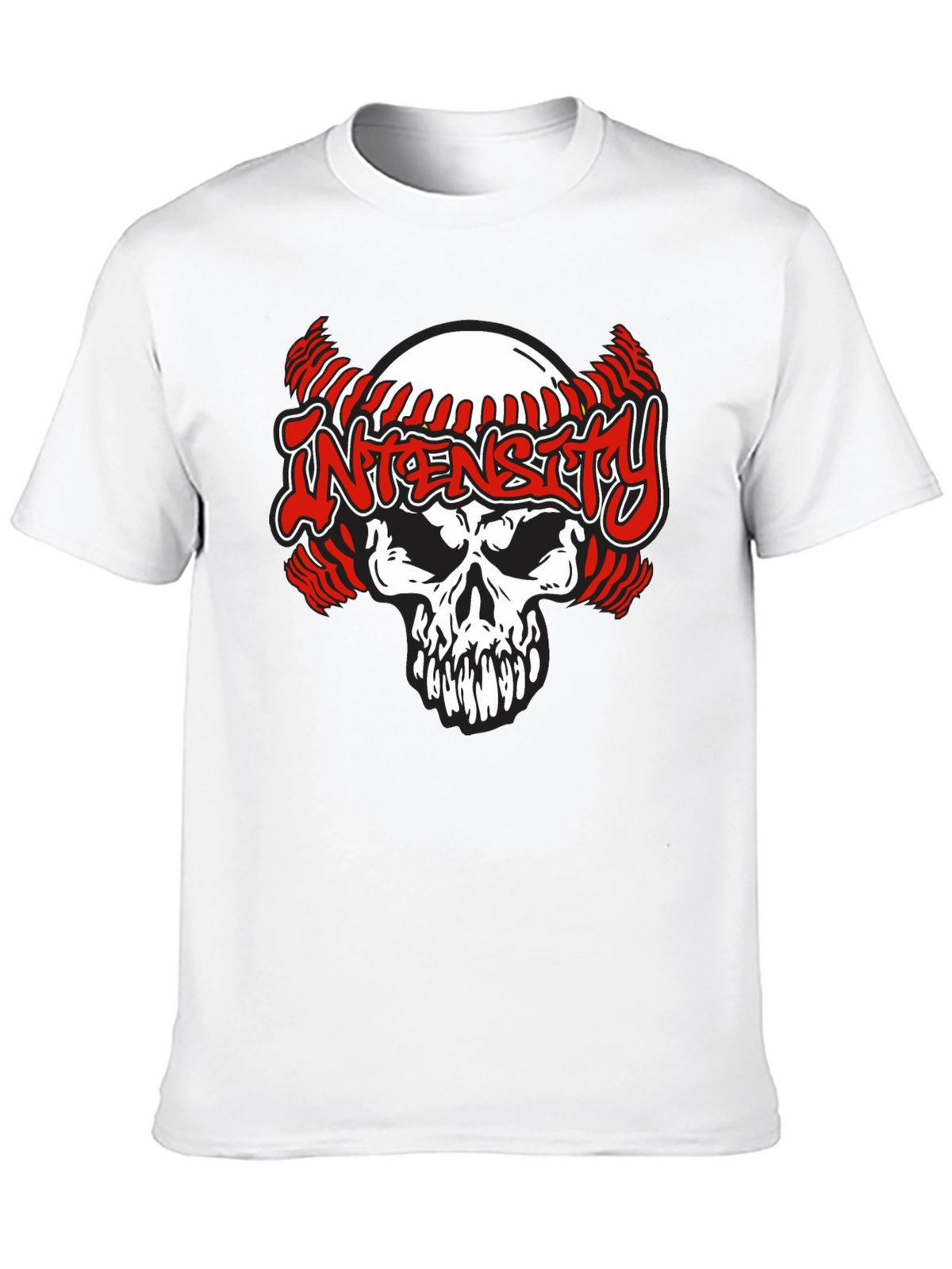 Intensity Skull Baseball T-Shirt
