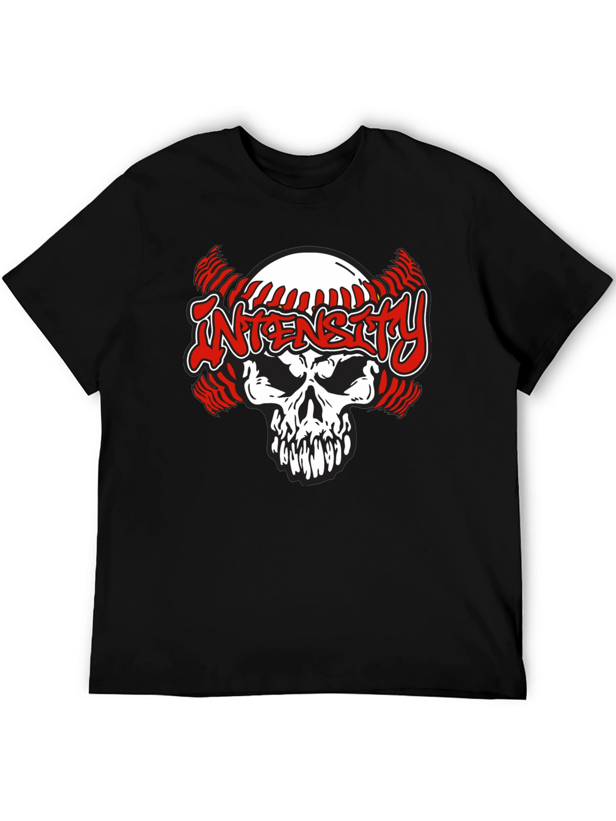 Intensity Skull Baseball T-Shirt