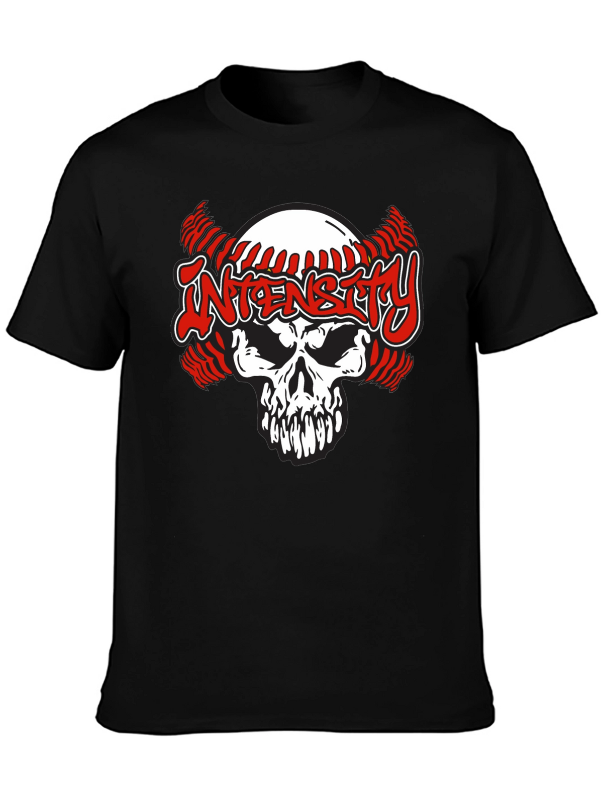 Intensity Skull Baseball T-Shirt