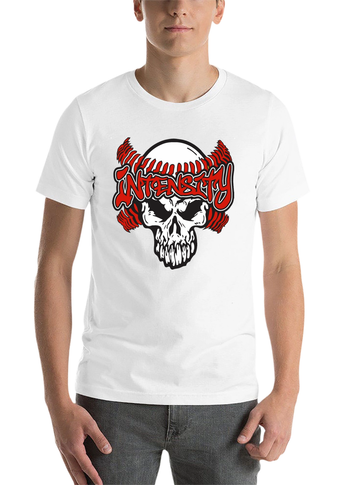 Intensity Skull Baseball T-Shirt