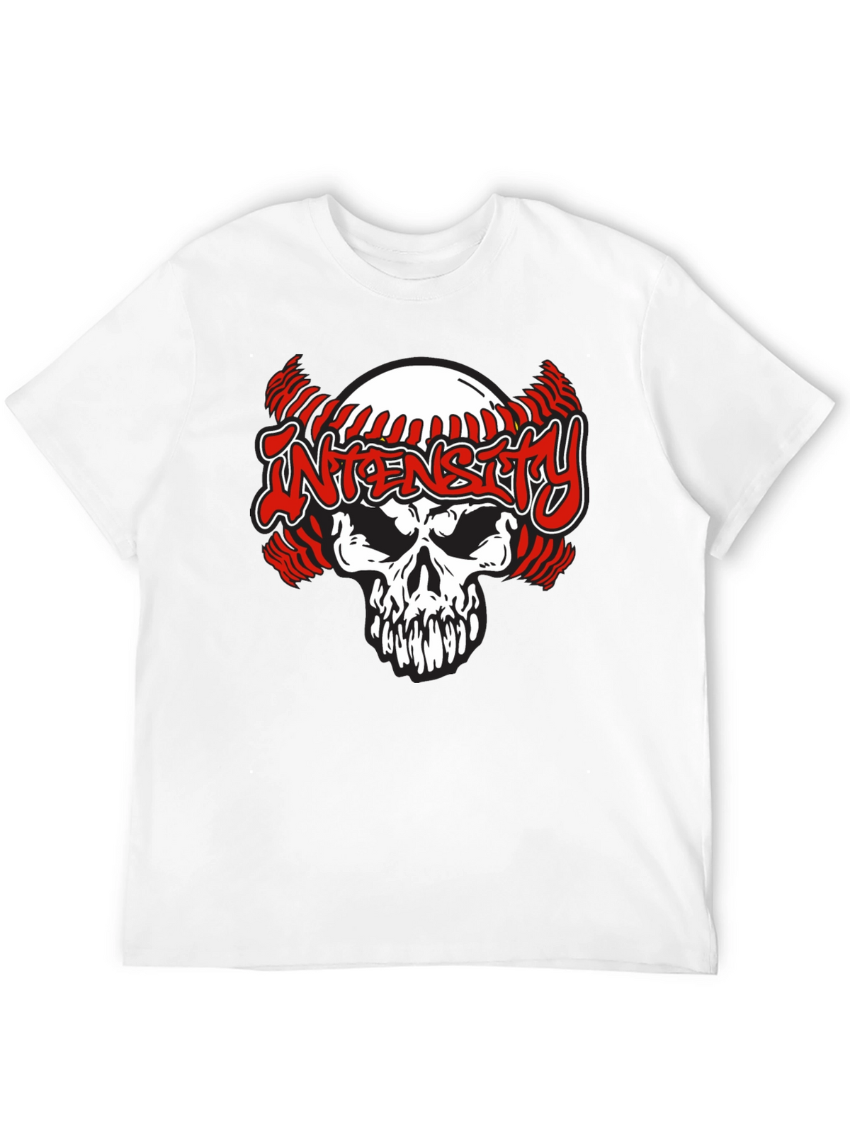 Intensity Skull Baseball T-Shirt