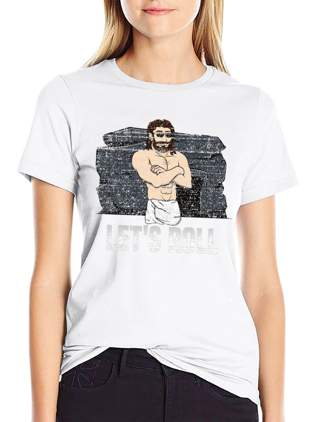 Lets Roll Graphic T-Shirt - Black Cotton Tee