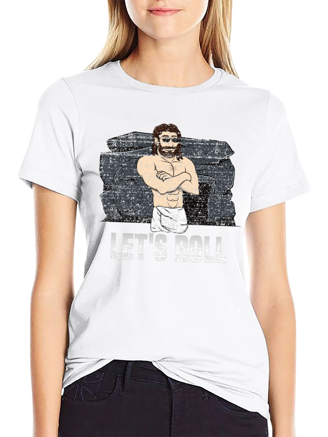 Lets Roll Graphic T-Shirt - Black Cotton Tee