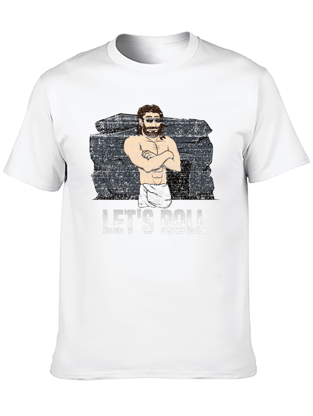 Lets Roll Graphic T-Shirt - Black Cotton Tee