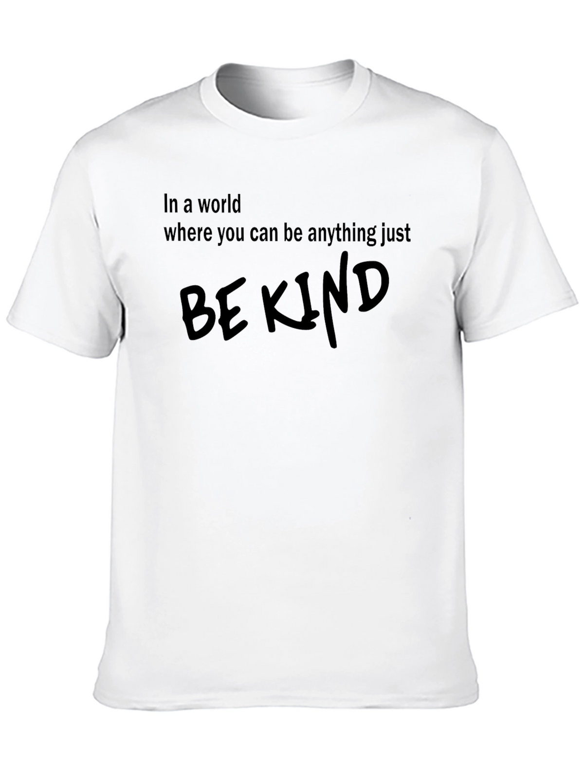 Be Kind Graphic Tee - Soft Cotton Casual T-Shirt