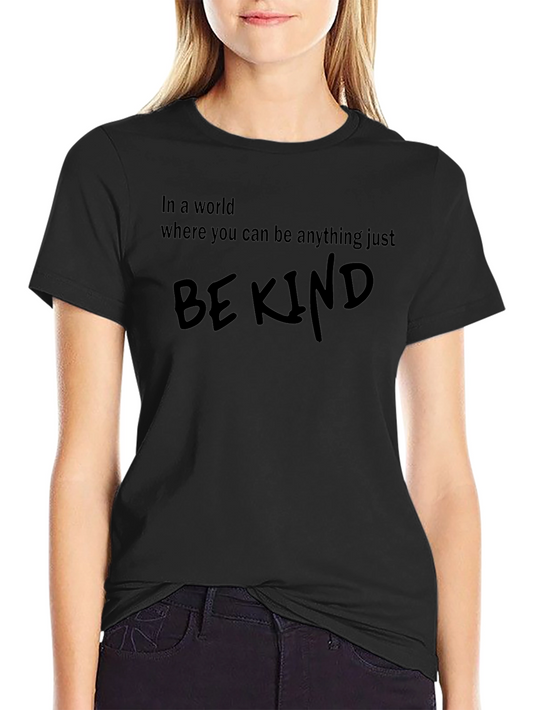 Be Kind Graphic Tee - Soft Cotton Casual T-Shirt
